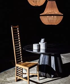 LIVING ROOM Noir Morris Teak Chair