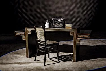 Noir Didas Chair With Caning Charcoal Black DINING ROOM 12 Noir Didas Chair With Caning Charcoal Black DINING ROOM