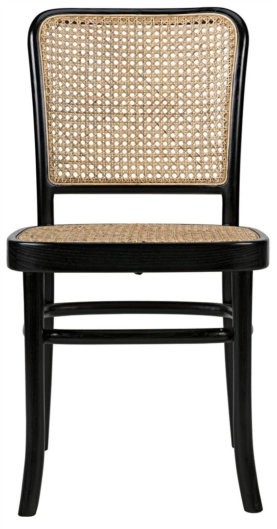 Noir Didas Chair With Caning Charcoal Black DINING ROOM 5 Noir Didas Chair With Caning Charcoal Black DINING ROOM
