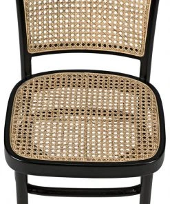 Noir Didas Chair With Caning Charcoal Black DINING ROOM 15 Noir Didas Chair With Caning Charcoal Black DINING ROOM