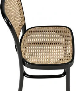 Noir Didas Chair With Caning Charcoal Black DINING ROOM 18 Noir Didas Chair With Caning Charcoal Black DINING ROOM