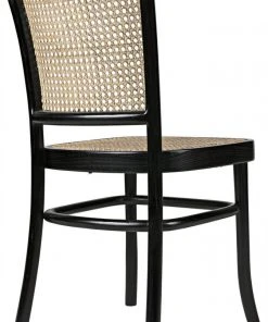Noir Didas Chair With Caning Charcoal Black DINING ROOM 19 Noir Didas Chair With Caning Charcoal Black DINING ROOM