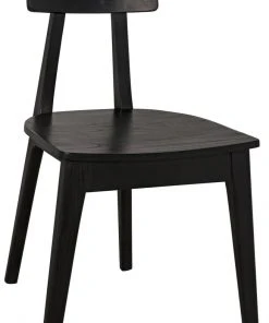 Noir Kimi Chair, Charcoal Black