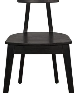 Noir Kimi Chair, Charcoal Black