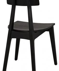 Noir Kimi Chair, Charcoal Black