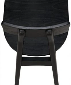 Noir Kimi Chair, Charcoal Black