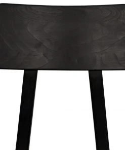 Noir Kimi Chair, Charcoal Black