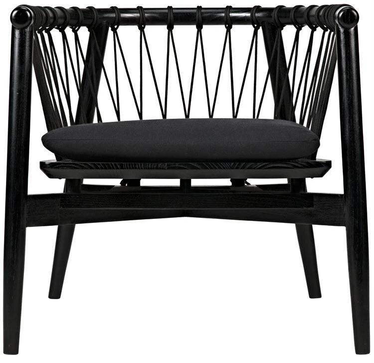 Noir Hector Chair, Charcoal Black LIVING ROOM 5 Noir Hector Chair, Charcoal Black LIVING ROOM