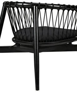 Noir Hector Chair, Charcoal Black LIVING ROOM 17 Noir Hector Chair, Charcoal Black LIVING ROOM