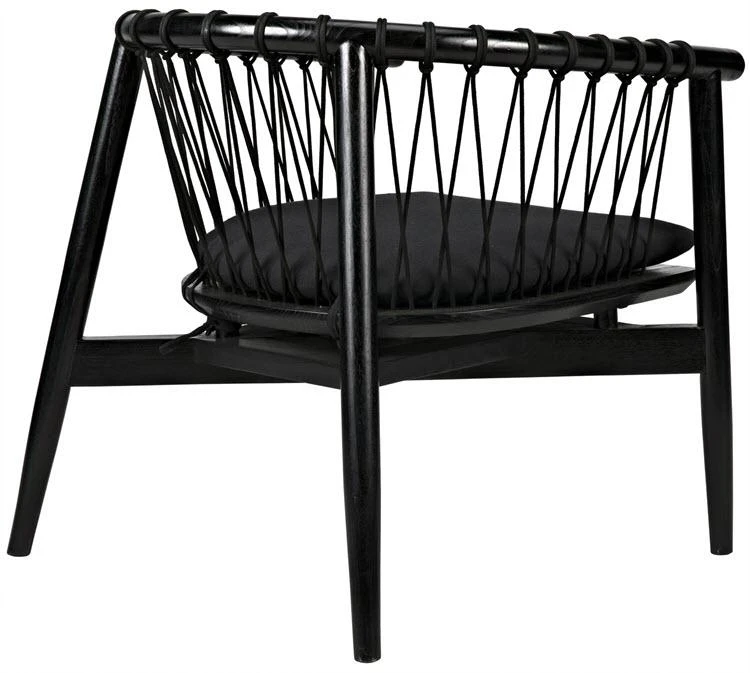 Noir Hector Chair, Charcoal Black LIVING ROOM 9 Noir Hector Chair, Charcoal Black LIVING ROOM