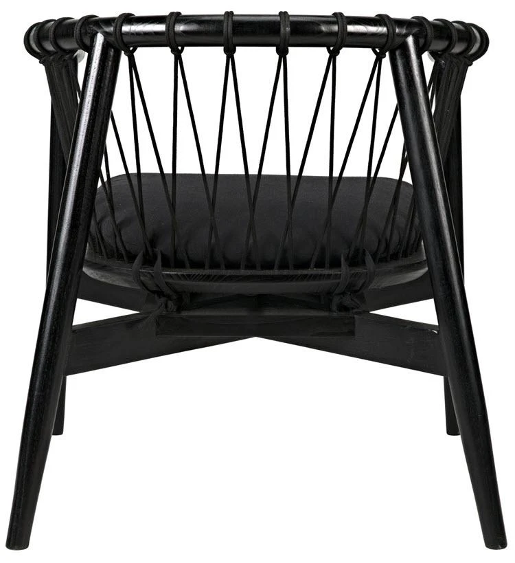 Noir Hector Chair, Charcoal Black LIVING ROOM 10 Noir Hector Chair, Charcoal Black LIVING ROOM