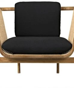Noir Balin Chair With Caning LIVING ROOM