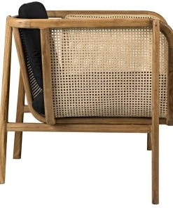 Noir Balin Chair With Caning LIVING ROOM