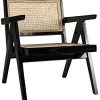 Noir James Relax Chair, Charcoal Black