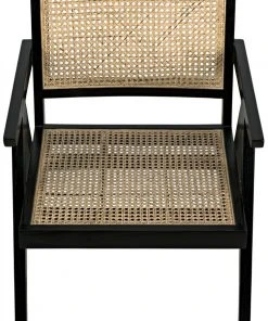 Noir James Relax Chair, Charcoal Black