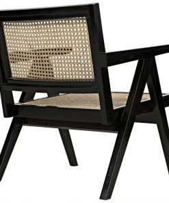Noir James Relax Chair, Charcoal Black
