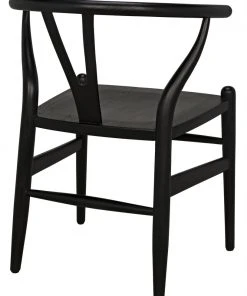 DINING ROOM Noir Zola Chair, Charcoal Black