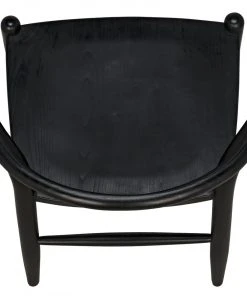 DINING ROOM Noir Zola Chair, Charcoal Black