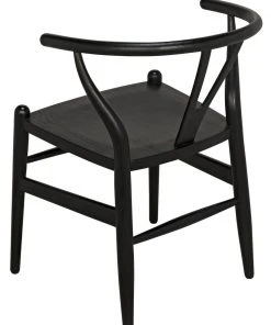 DINING ROOM Noir Zola Chair, Charcoal Black