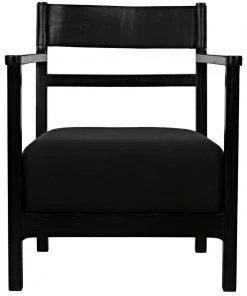 Noir Churchill Chair, Charcoal Black 14 Noir Churchill Chair, Charcoal Black