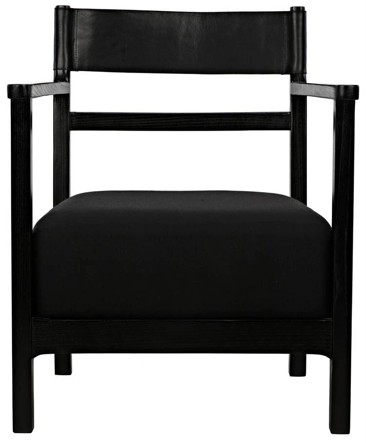 Noir Churchill Chair, Charcoal Black 5 Noir Churchill Chair, Charcoal Black