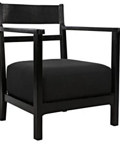Noir Churchill Chair, Charcoal Black 16 Noir Churchill Chair, Charcoal Black