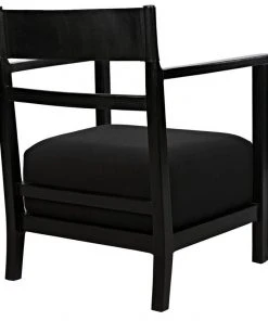Noir Churchill Chair, Charcoal Black 19 Noir Churchill Chair, Charcoal Black