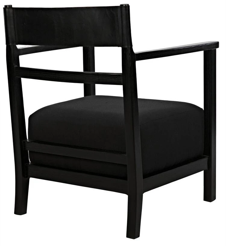 Noir Churchill Chair, Charcoal Black 10 Noir Churchill Chair, Charcoal Black