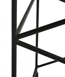 Bar & Counter Stools Noir Bridge Counter Stool, Teak Seat With Metal