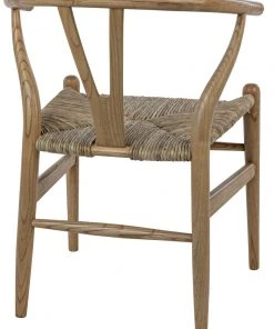 Noir Zola Chair With Rush Seat, Natural DINING ROOM 16 Noir Zola Chair With Rush Seat, Natural DINING ROOM