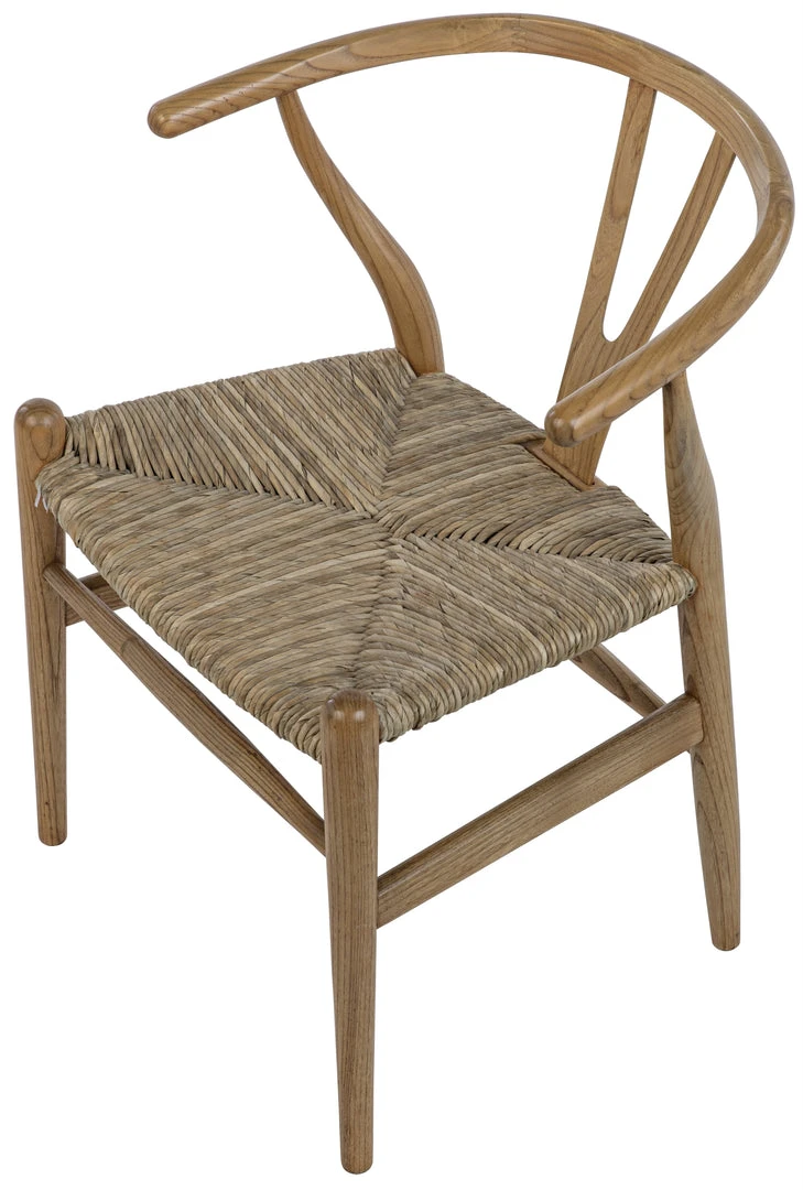 Noir Zola Chair With Rush Seat, Natural DINING ROOM 11 Noir Zola Chair With Rush Seat, Natural DINING ROOM