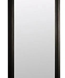 Noir Rey Mirror, Charcoal Black