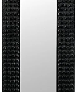 Noir Faustus Mirror, Charcoal Black