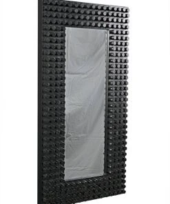 Noir Faustus Mirror, Charcoal Black