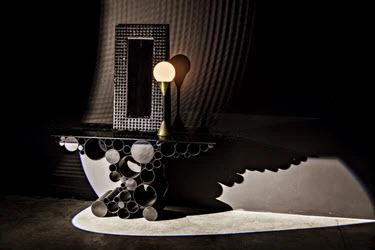 Noir Faustus Mirror, Charcoal Black 9 Noir Faustus Mirror, Charcoal Black