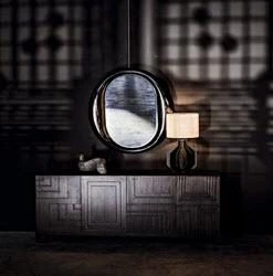 Noir Oh Mirror, Charcoal Black DECOR
