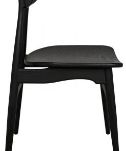 Noir Surf Chair, Charcoal Black DINING ROOM