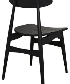 Noir Surf Chair, Charcoal Black DINING ROOM