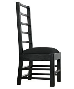 Noir Leandro Chair, Charcoal Black DINING ROOM