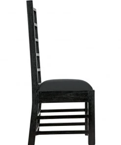 Noir Leandro Chair, Charcoal Black DINING ROOM