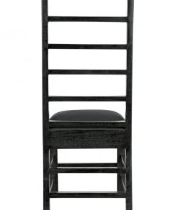 Noir Leandro Chair, Charcoal Black DINING ROOM