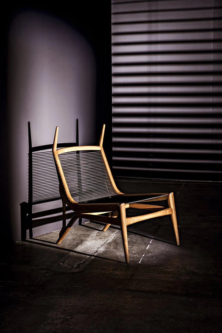 Noir Diabolo Chair, Teak LIVING ROOM 16 Noir Diabolo Chair, Teak LIVING ROOM