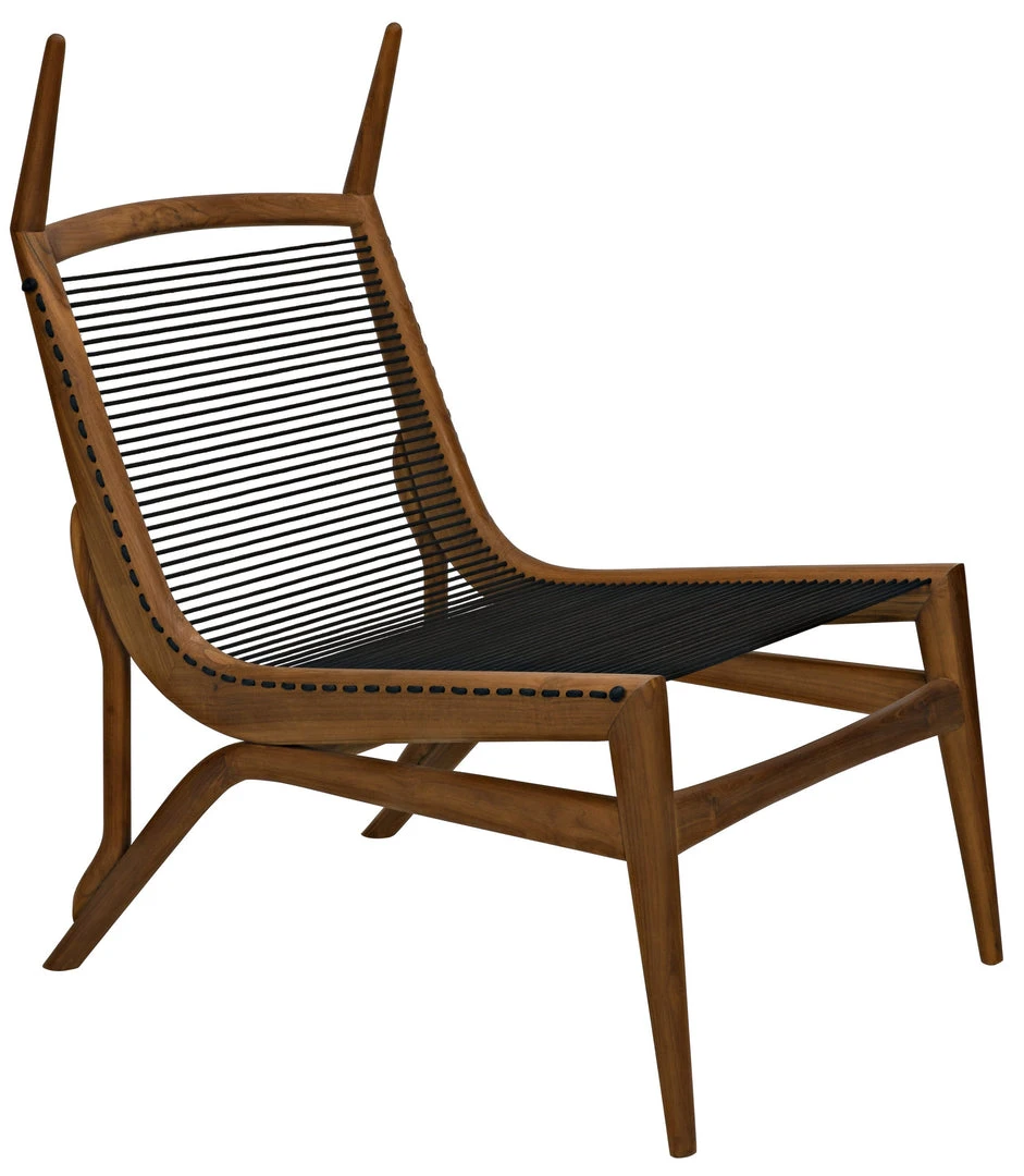 Noir Diabolo Chair, Teak LIVING ROOM 7 Noir Diabolo Chair, Teak LIVING ROOM