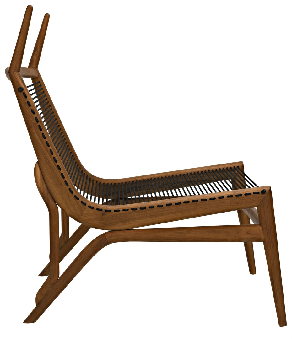 Noir Diabolo Chair, Teak LIVING ROOM 8 Noir Diabolo Chair, Teak LIVING ROOM
