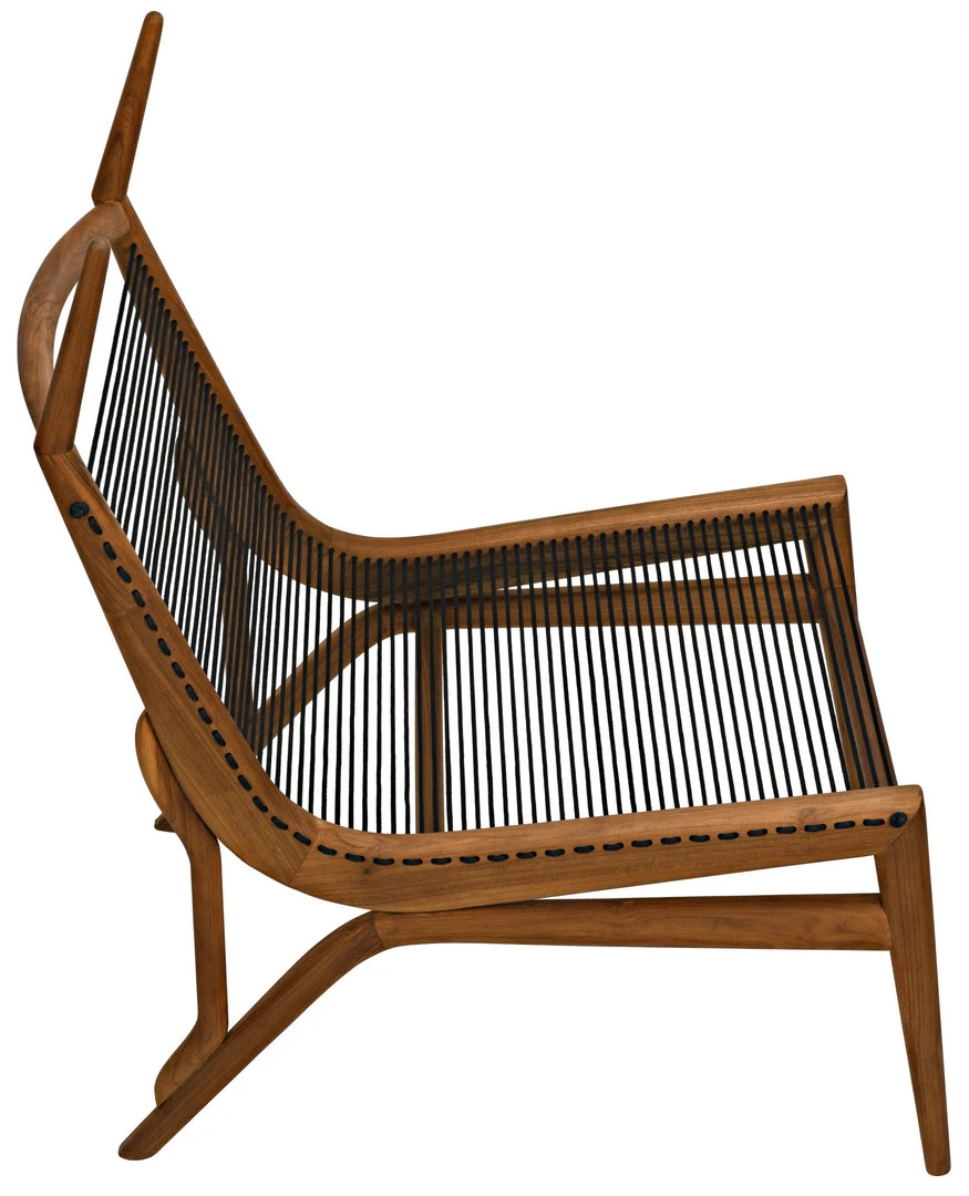 Noir Diabolo Chair, Teak LIVING ROOM 9 Noir Diabolo Chair, Teak LIVING ROOM