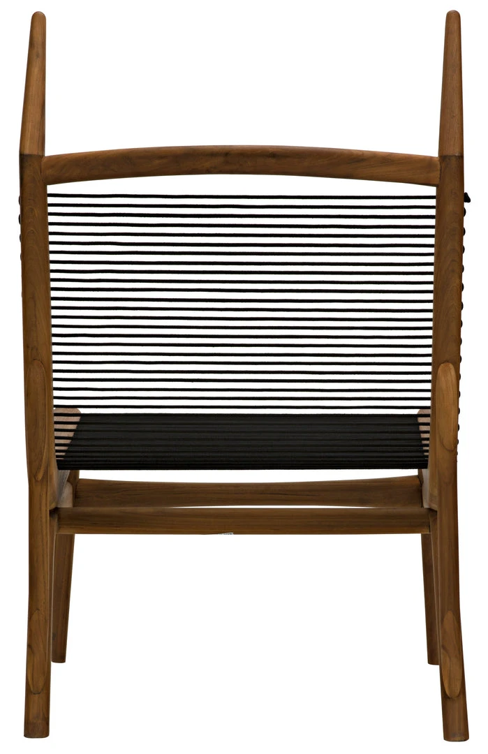 Noir Diabolo Chair, Teak LIVING ROOM 11 Noir Diabolo Chair, Teak LIVING ROOM
