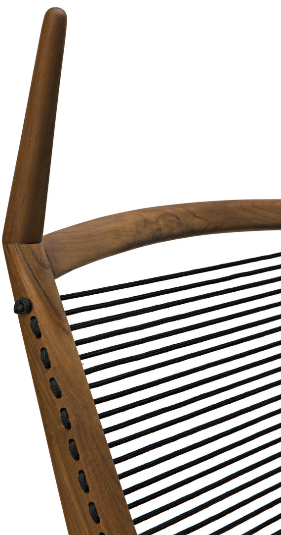 Noir Diabolo Chair, Teak LIVING ROOM 12 Noir Diabolo Chair, Teak LIVING ROOM