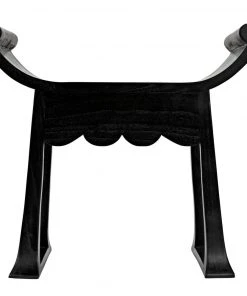 Noir Wey Side Table, Charcoal Black