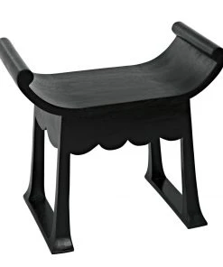 Noir Wey Side Table, Charcoal Black