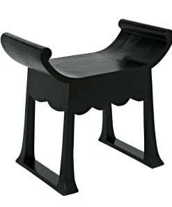 Noir Wey Side Table, Charcoal Black